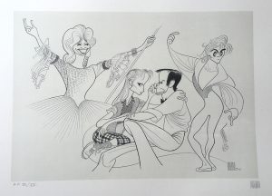 Mia Farrow, Mikhail Baryshnikov, Anthony Perkins, and Beverly Sills